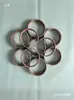 Tubos de Papel e Cilindros de Papel DIY para Pulseiras Criativas de Jardim de Infância, Círculos de Papel Kraft, Materiais para Presentes Artesanais, Reciclagem Simples de Resíduos