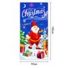 Camino de mesa de lino con diseño de dibujos animados de Papá Noel, Mantel para mesa de centro, Mantel decorativo para mesa de comedor, Venta al por mayor para mesa de sala de estar en Navidad