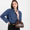 Bolsos Texturizados de Alta Gama para Mujer, Nuevos Bolsos de Mano Retro Estilo Coreano, Bolsos Versátiles de Hombro y Cruzados para Chicas de Nicho