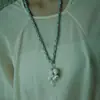 Collar de Racimo de Uvas de Piedra Natural, Tejido a Mano, Estilo Único, No se Desvanece, Collar de Moda Simple y Versátil para Mujer