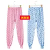 Pantalones Térmicos de Algodón Holgados para Mujer de Edad Avanzada, Pantalones Cálidos de Lino para Personas de Mediana Edad y Mayores, Calzones Estampados Talla Grande para Primavera y Otoño