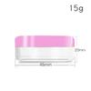 Caja de Crema al por Mayor Spot Caja de Crema Facial Botella Cosmética Transparente Colorida/10/20/50G Caja de Embalaje Fondo Transparente