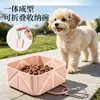 Tigela de Silicone para Alimentação Lenta de Animais de Estimação Transfronteiriça Anti-engasgo Vômito Cão Gato Universal Fixação com Ventosa Tigela de Alimentação Lenta Tigela Portátil Dobrável