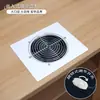 Aspirador de pó para manicure de mesa de alta potência embutido coletor aspirador de pó para mesa de manicure 80W