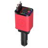 Carregador veicular multifuncional de carregamento rápido para isqueiro de carro, adequado para cabo de dados de celular Apple Huawei, carregador retrátil