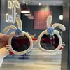 Nuevas Gafas de Sol Infantiles de Conejito con Lazo Gafas de Sol Lindas para Bebé Gafas de Sol de Dibujos Animados con Orejas de Conejo Súper Lindas