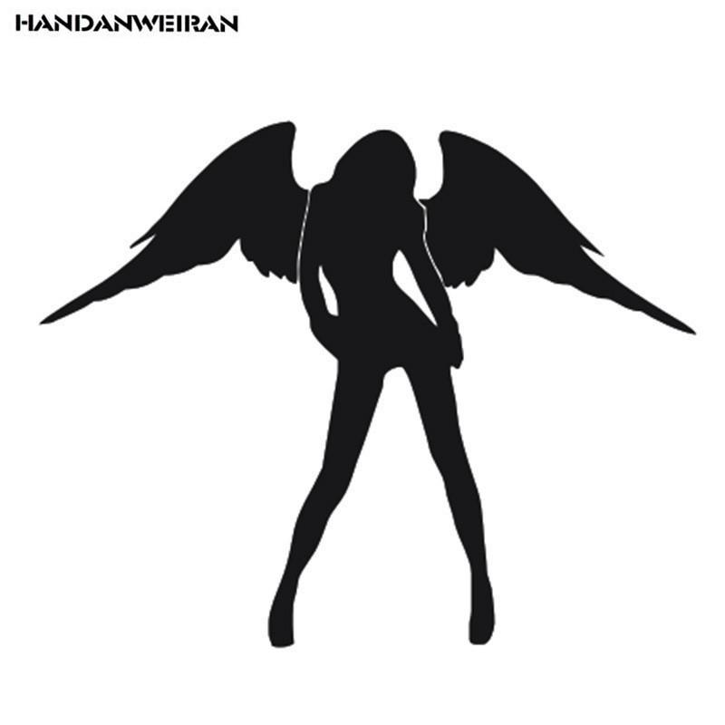 翅膀美女黑色