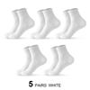 Calcetines populares de Amazon para hombre, calcetines de media caña, otoño e invierno, absorción del sudor, desodorante, calcetines deportivos, calcetines de algodón de color sólido para correr para hombre