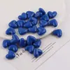 Cuentas Sueltas en Forma de Corazón de Color Caramelo Brillantes de Color Sólido con Agujero Recto Accesorios para Colgante con Forma de Corazón Pulsera DIY Hecho a Mano