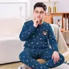 Conjunto de roupa íntima térmica plus size com estampa de desenho animado, modelagem solta, para meninos e meninas, 2026, para adolescentes e crianças plus size
