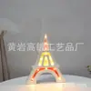 Decoración para el Hogar Artesanía de Madera Regalo Habitación Infantil Luz LED de Madera Forma de Dibujos Animados Adorno Luz de Noche