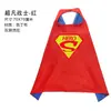Capa de Héroe de Halloween para Niños Anime Iron Man Superman Capitán América Iron Man Hulk Capa Capa