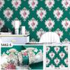 Papel tapiz de flores grandes estilo europeo autoadhesivo engrosado retro fondo de pared de dormitorio pegatina papel tapiz habitación sala de estar pared dormitorio espalda