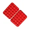 Castillo de Azúcar lugar 24 tazas molde de silicona para pastel silicona de grado alimenticio pintura resistente a altas temperaturas cera molde vertical