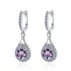 Brincos Mais Vendidos da Amazon, Brincos de Moissanita, Modernos, Luxo Leve, High-End, Brincos Femininos de Prata de Lei S925, Atacado Transfronteiriço