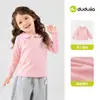 Colección de CamisetasDudu Home Camisetas para Niñas Otoño Manga Larga Infantil Ropa Interior Base Ropa de Otoño Ropa Infantil Tops Nuevo