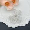 Doce novo ponto artesanal frisado pérola cinco- pétalas fio de neve flor roupas decorativas cocar saco decorativo laço decorativo