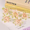Flor de Loto Simulada Tocado DIY Pasador de Pelo Material para Pasador Flor Artificial de Loto Acompañamiento para Ropa Caja de Regalo con Flores