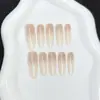 Unhas Usáveis Degradê de Iogurte 30 Peças Atacado de Fábrica Adesivos Especiais para Pontas de Unha Manicure Novo Estilo