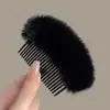 2025 Novo Estilo Pelo de Coelho Rex Borda Penteada Grampo de Cabelo Franja Grampo para Testa Acessórios de Cabelo de Outono e Inverno de Alta Qualidade Pente de Cabelo para Mulheres