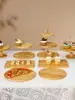 Estante de Exhibición para Mesa de Postres Adornos Pastel Mesa de Descanso para el Té Plato de Bocadillos Plato de Té Estante de Bocadillos para el Té de la Tarde
