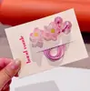 Elásticos de Cabelo Infantis de Desenho Animado, Laços Fofos para Rabo de Cavalo, Elásticos de Alta Elasticidade, Cordas de Cabelo com Pontas Duplas