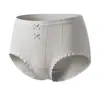 Roupa íntima feminina 7A Antibacteriana de Viscose Natural, Calcinha de Cintura Média, Respirável, Macia, Ajustada e Confortável, Roupa íntima lisa e macia como nuvem