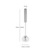 Batedor de ovos semiautomático de aço inoxidável, prensa manual, batedor rotativo para creme, misturador para assar em cozinha doméstica