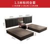 Mobiliario de Hotel Habitación Estándar Juego Completo Cinco Estrellas B&B Cama King Muebles Rápidos Profesionales Habitación de Apartamento de Hotel Cama Doble