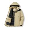 Chaqueta Engrosada de Grafeno para Hombres y Mujeres, Chaqueta de Algodón a Prueba de Viento y Cálida para Exteriores de Otoño e Invierno, Repelente al Agua