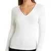 Comercio Exterior Europeo y Americano Ropa de Mujer Amazon Transfronteriza Camiseta de Mujer Manga Larga Ajustada Color Sólido Top Camisa Base de Punto