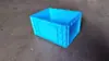Cesta de plástico grande caixa de giro retangular moldura de plástico cinza caixa de logística caixa de armazenamento caixa de armazenamento estrutura de caixa de plástico