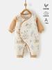 Ropa para Recién Nacidos 120 Acolchada Otoño e Invierno Engrosada Peleles para Bebé Ropa de Algodón para Hombres y Mujeres Tipo a de Ropa de Monje para Bebé