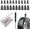 Clavos de Pegamento para Reparación de Neumáticos, Clavos de Reparación de Neumáticos en Cápsula de Vacío, Herramienta de Reparación Rápida para Neumáticos de Vacío de Motocicletas