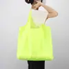 Bolsa de Compras Plegable Impermeable Extra Grande de Tela Oxford con Hombro Gran Capacidad Bolsa de Almacenamiento para Supermercado Color Sólido Ecológica Bolsa Plegable