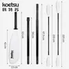 Koetsu Fibra de Vidro Quatro Seções Colher Remo Concha Mochila Remo de Barco Canoa Caiaque Remo de Asa Superfície