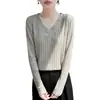 2026 Nuevo Diseño de Primavera/Otoño Punto Base Estilo Coreano Versátil Adelgazante Reductor de Edad Tallas Grandes Ropa para Mujer