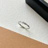 Anillo Trenzado Estilo Coreano y Japonés para Mujer, Moderno y Único Estilo Minimalista Ins Nuevo Popular Diseño de Nicho Anillo Sencillo Individual