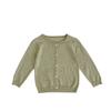 Cárdigan de punto para bebé niña 2025 Nuevo Infantil Delgado de Manga Larga Ropa de Protección Solar Algodón Suéter Transpirable Camisa para Aire Acondicionado