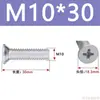 Tornillos de Cabeza Avellanada de Cruz Acero al Carbono Galvanizado Tornillos de Cabeza Plana M3M4M5M6 Fijaciones Multiespecificación Venta al por mayor en stock
