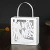 Boda Europea Láser Caja de Dulces para Boda Bolso de Mano para Dulces de Boda Agradecimiento de Boda Azucarero para Banquete de Boda Listo para la Venta