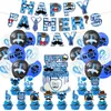 DíaDelPadre Decoración de fiesta temática del Día del Padre Bandera de tirar Inserto para pastel Globo de látex Suministros para fiesta Traje