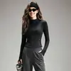 Conjunto de Dos Piezas para Yoga para Mujer: Cárdigan con cuello alto y Pantalones de yoga ajustados de cintura alta, Conjunto deportivo transpirable para Pilates