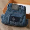 Jeans Skinny Reto Pequeno de Moda para Homens, Lavado Macio Respirável Elástico Fino, Primavera e Verão Europeu, Versátil, Novo 2025