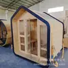 Tour pela Sala de Sauna da Villa Turmalina Vaporização Corporal Completa Sudorese Infravermelho Distante Desintoxicação Vaporizador Sala de Vapor Dupla Onda de Luz Doméstica