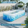 Alberca Inflable de PVC para Niños Transfronteriza, Alberca Exterior Familiar Grande, Alberca Pequeña Espesada para Bebés y Niños Pequeños