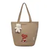 Nueva Bolsa de Compras para Niñas Estilo Transfronterizo con Estampado de Dibujos Animados Japoneses y Coreanos Bolso de Mano Versátil Bolso Tote de Hombro para el Trabajo