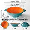 Cuenco de fideos de doble oreja Xiangyuan Meimamine, cuenco para sopa, cuenco comercial Malatang, cuenco de porcelana imitación Maocai, olla fragante Malatan, cuenco grande