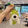 Nuevo Lindo Peluche Perro Westie Creativo Liga para el Cabello Muñeca Falda Llavero Cachorro Lindo Colgante de Bolso para Mujeres