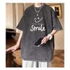 Camiseta de Verano Nueva de Manga Corta Estilo Retro Americano Traje para Hombre Estilo Coreano Conjunto Completo de Atuendos de Moda Casual Moderno Fresco